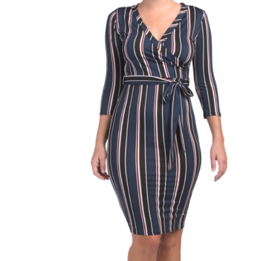 NWOT Faux Wrap Dress